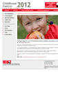 Mobile Screenshot of childhoodcancer2012.org.uk